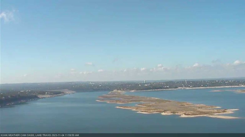 Lake Travis webcam, November 4, 2023 12:00 PM CT