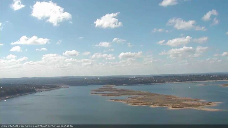 Lake Travis webcam, November 4, 2023 1:45 PM CT