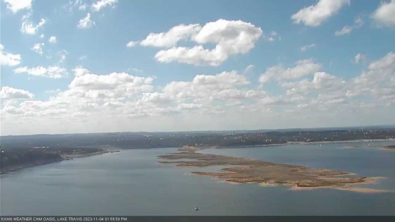 Lake Travis webcam, November 4, 2023 2:00 PM CT
