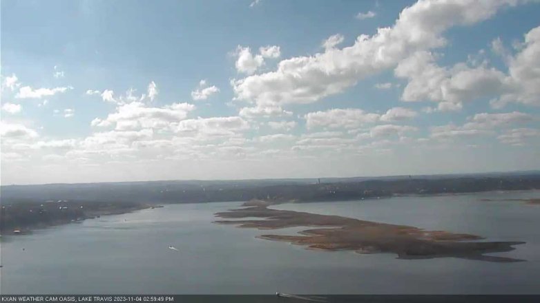 Lake Travis webcam, November 4, 2023 3:00 PM CT