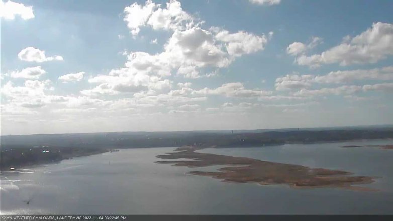 Lake Travis webcam, November 4, 2023 3:25 PM CT