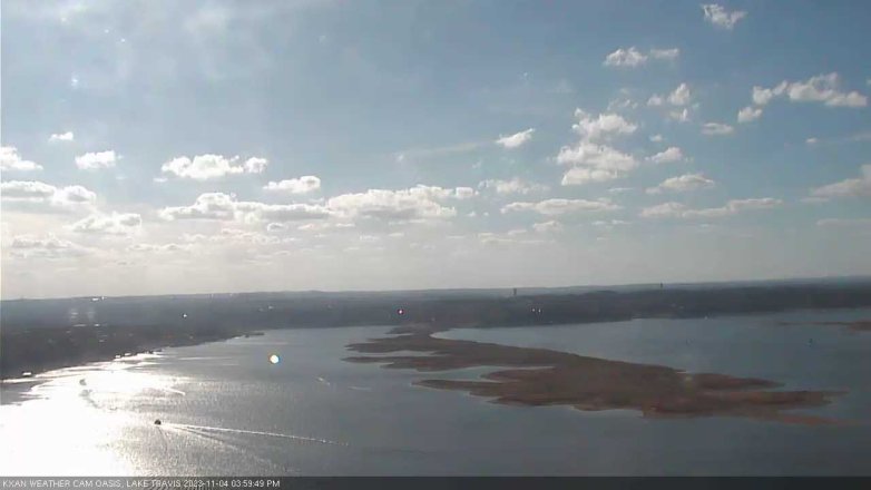 Lake Travis webcam, November 4, 2023 4:00 PM CT