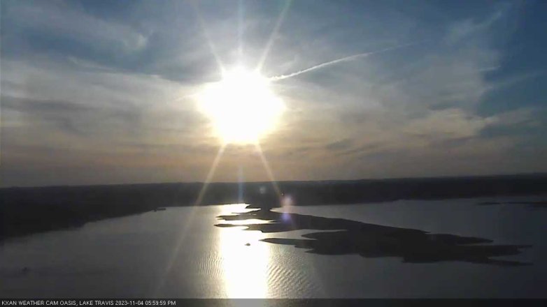Lake Travis webcam, November 4, 2023 6:00 PM CT