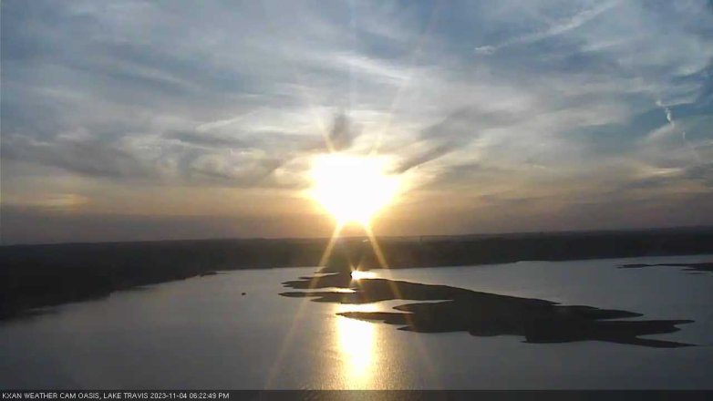 Lake Travis webcam, November 4, 2023 6:25 PM CT