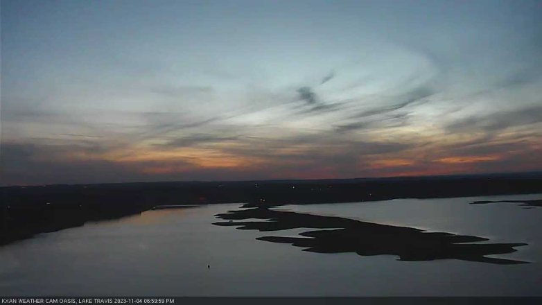 Lake Travis webcam, November 4, 2023 7:00 PM CT