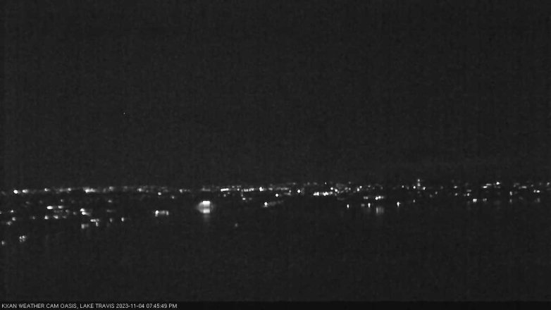 Lake Travis webcam, November 4, 2023 7:45 PM CT
