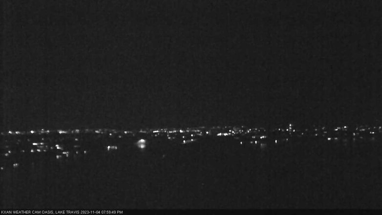 Lake Travis webcam, November 4, 2023 8:00 PM CT