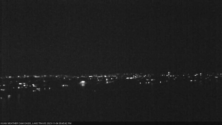 Lake Travis webcam, November 4, 2023 9:45 PM CT