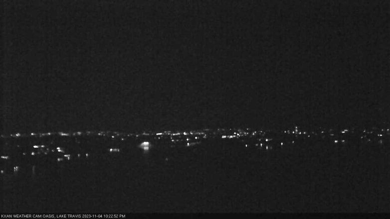 Lake Travis webcam, November 4, 2023 10:25 PM CT