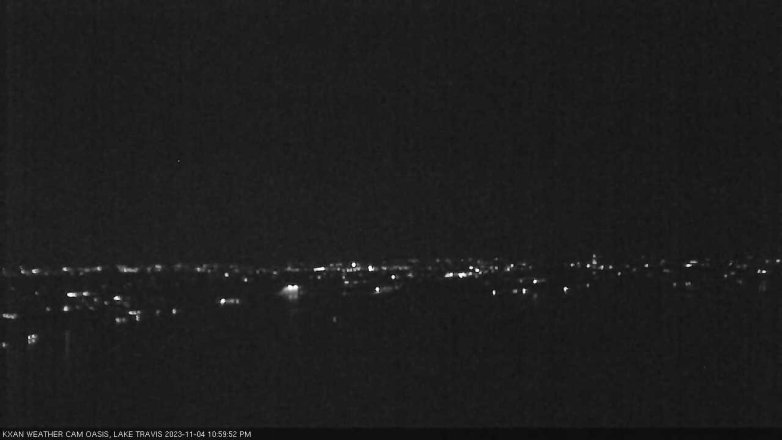 Lake Travis webcam, November 4, 2023 11:00 PM CT