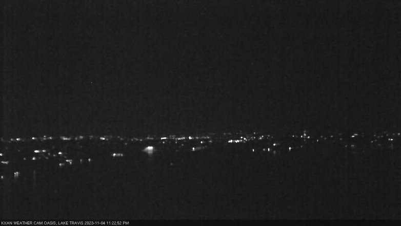 Lake Travis webcam, November 4, 2023 11:25 PM CT