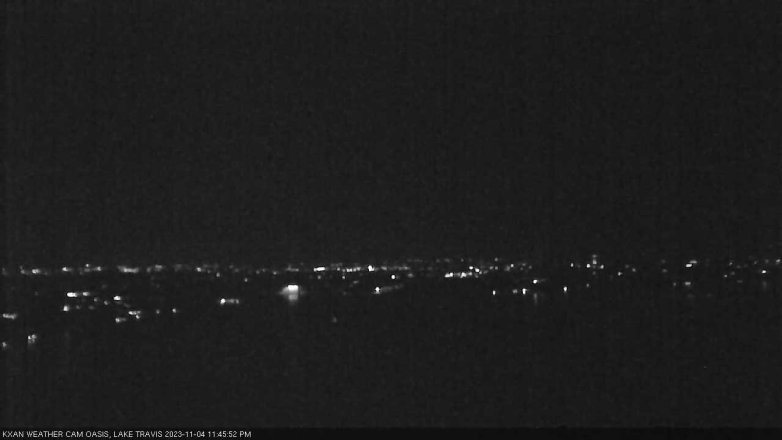 Lake Travis webcam, November 4, 2023 11:45 PM CT