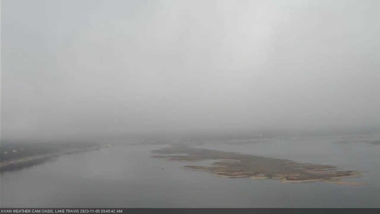 Lake Travis webcam, November 5, 2023 9:45 AM CT