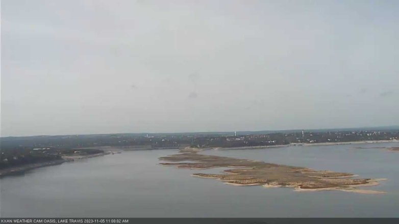 Lake Travis webcam, November 5, 2023 11:00 AM CT