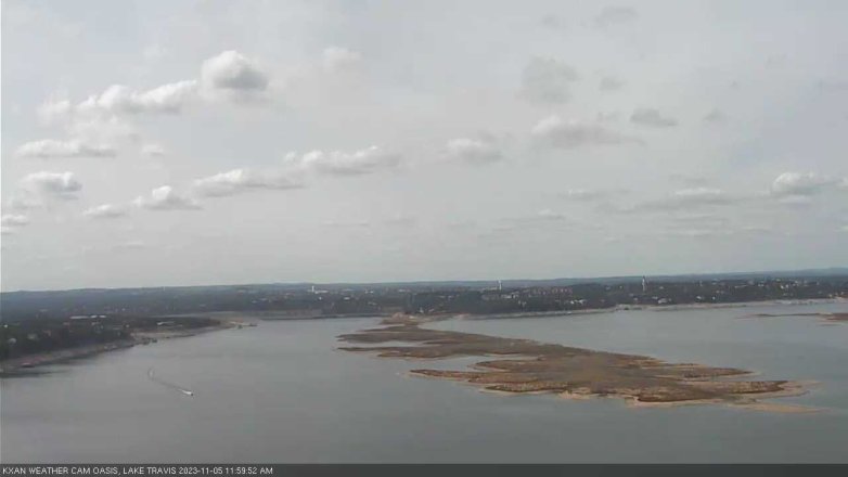 Lake Travis webcam, November 5, 2023 12:00 PM CT