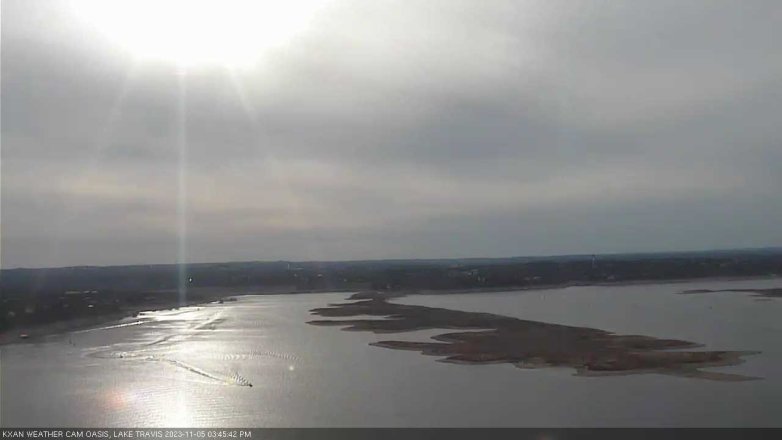 Lake Travis webcam, November 5, 2023 3:45 PM CT