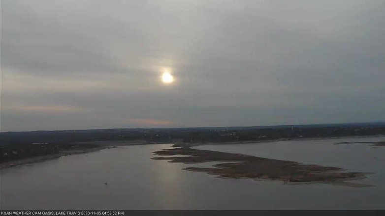 Lake Travis webcam, November 5, 2023 5:00 PM CT