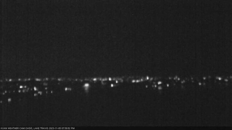 Lake Travis webcam, November 5, 2023 8:00 PM CT