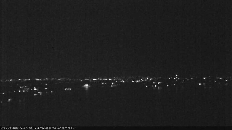 Lake Travis webcam, November 5, 2023 9:00 PM CT