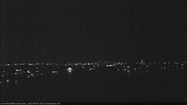 Lake Travis webcam, November 5, 2023 9:45 PM CT