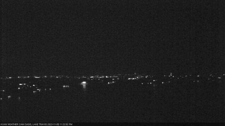 Lake Travis webcam, November 5, 2023 11:25 PM CT