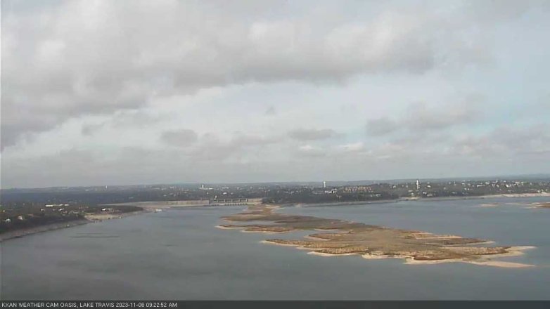 Lake Travis webcam, November 6, 2023 9:25 AM CT