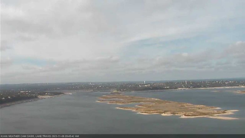 Lake Travis webcam, November 6, 2023 9:45 AM CT