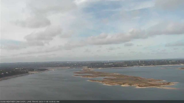 Lake Travis webcam, November 6, 2023 10:00 AM CT