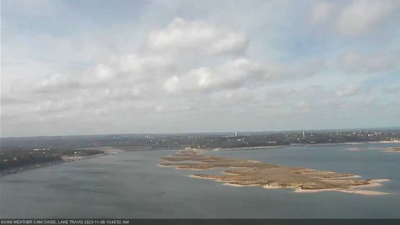 Lake Travis webcam, November 6, 2023 10:45 AM CT