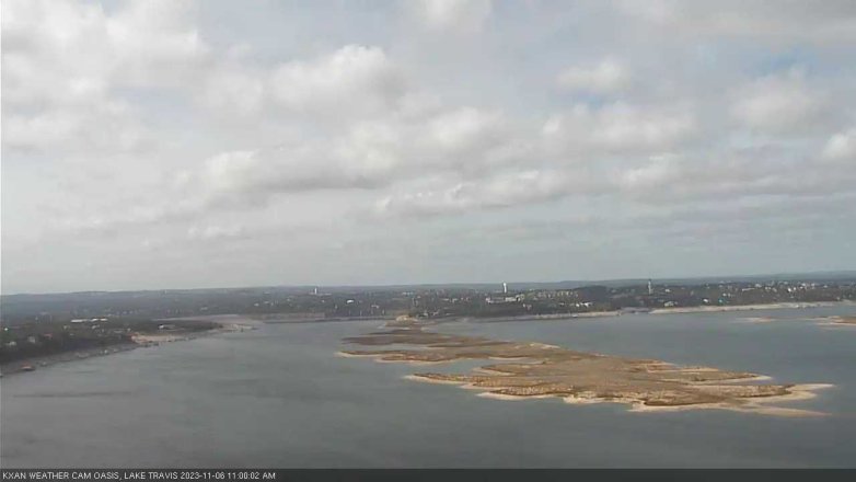 Lake Travis webcam, November 6, 2023 11:00 AM CT