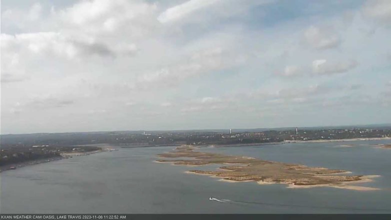 Lake Travis webcam, November 6, 2023 11:25 AM CT