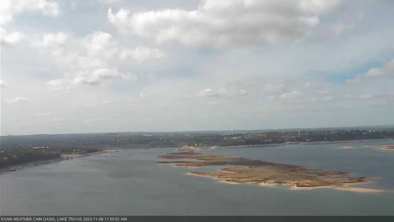 Lake Travis webcam, November 6, 2023 12:00 PM CT