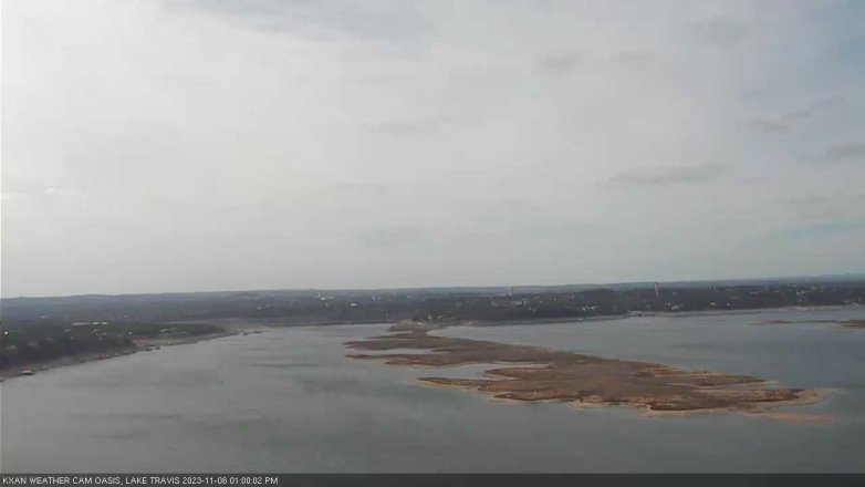 Lake Travis webcam, November 6, 2023 1:00 PM CT