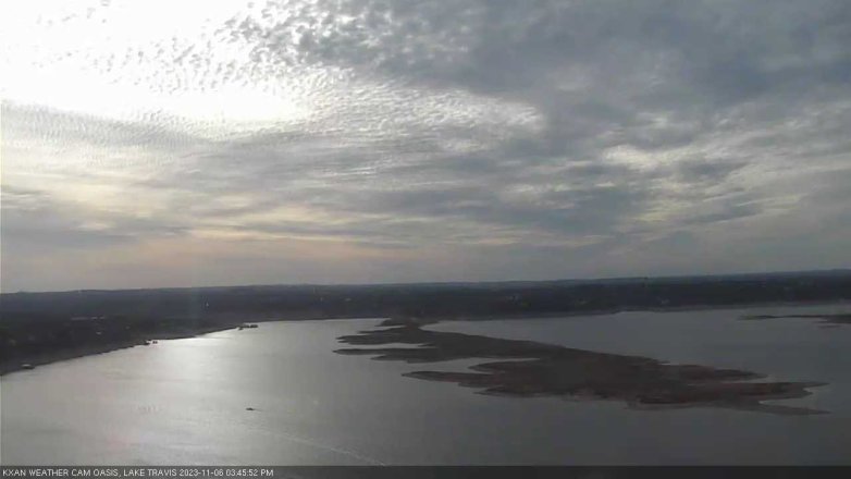 Lake Travis webcam, November 6, 2023 3:45 PM CT