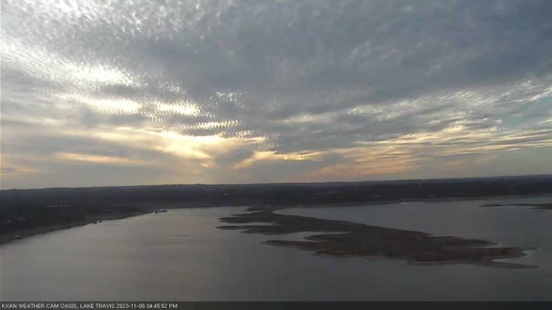 Lake Travis webcam, November 6, 2023 4:45 PM CT