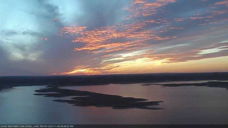 Lake Travis webcam, November 6, 2023 5:45 PM CT