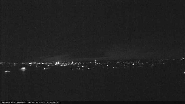 Lake Travis webcam, November 6, 2023 6:45 PM CT
