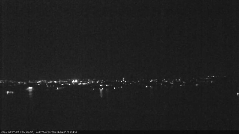 Lake Travis webcam, November 6, 2023 8:25 PM CT