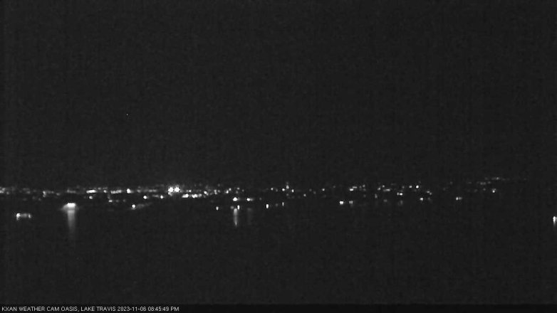 Lake Travis webcam, November 6, 2023 8:45 PM CT