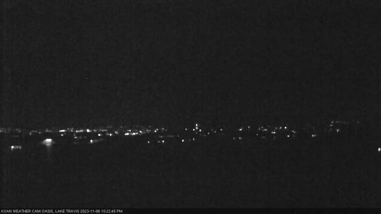 Lake Travis webcam, November 6, 2023 10:25 PM CT