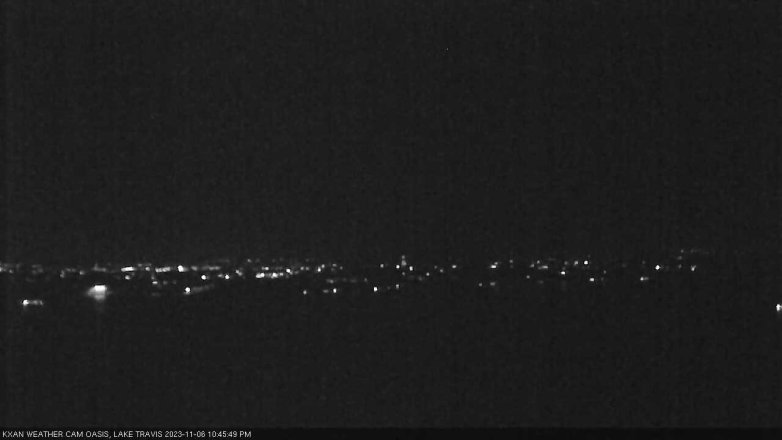 Lake Travis webcam, November 6, 2023 10:45 PM CT