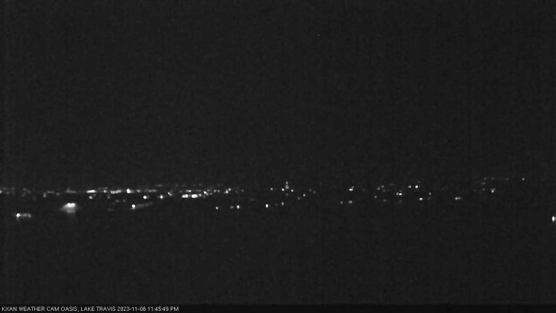 Lake Travis webcam, November 6, 2023 11:45 PM CT