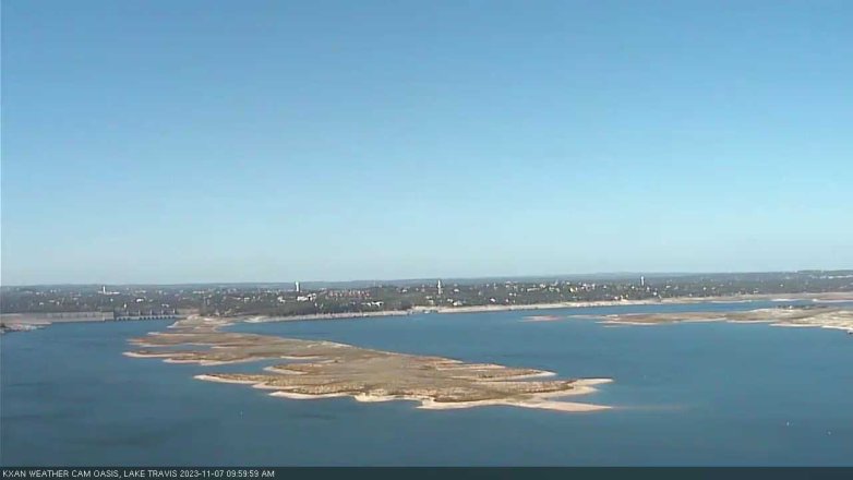 Lake Travis webcam, November 7, 2023 10:00 AM CT