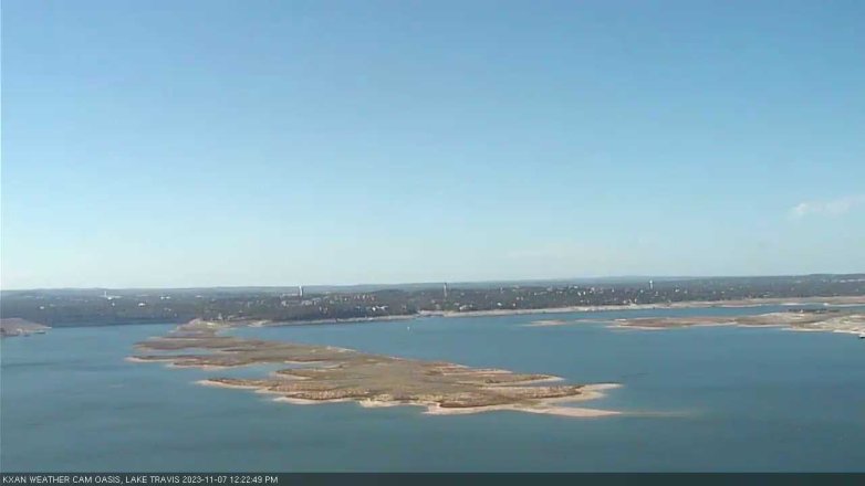 Lake Travis webcam, November 7, 2023 12:25 PM CT