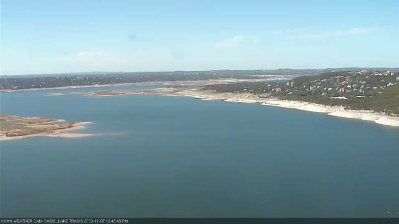 Lake Travis webcam, November 7, 2023 12:45 PM CT