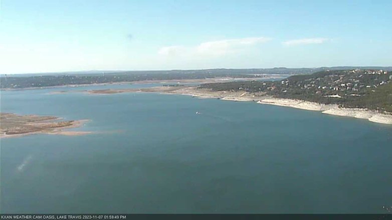 Lake Travis webcam, November 7, 2023 2:00 PM CT