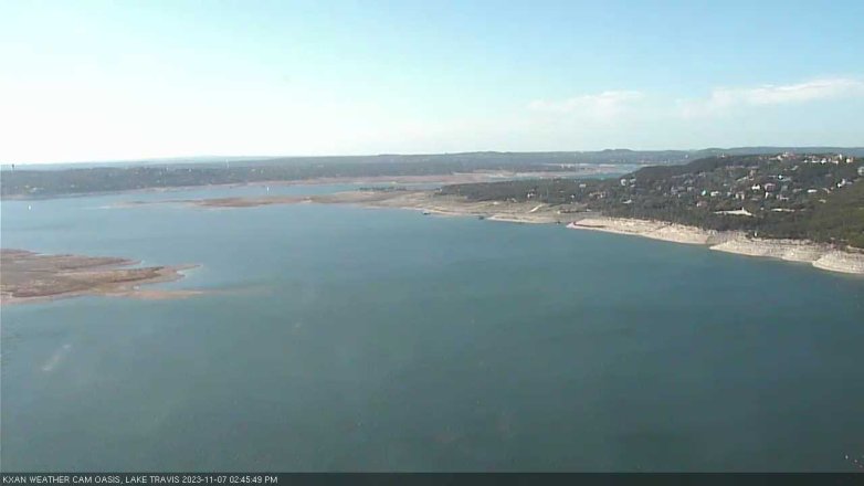 Lake Travis webcam, November 7, 2023 2:45 PM CT
