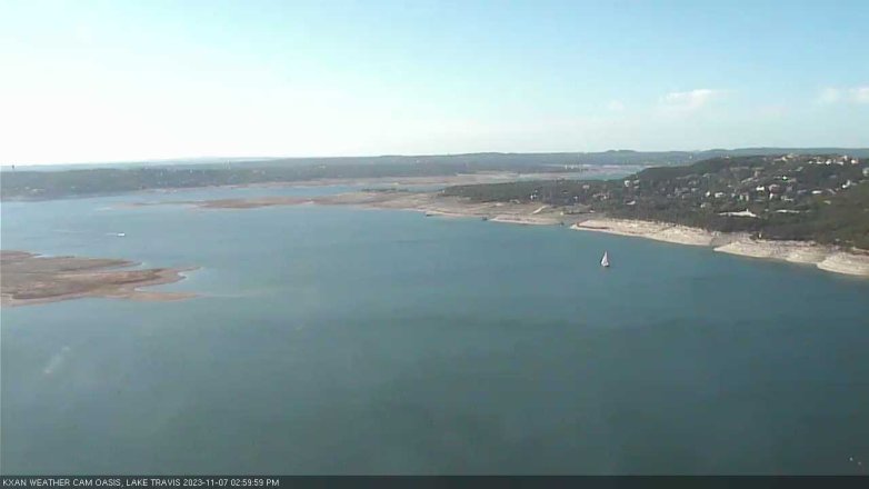 Lake Travis webcam, November 7, 2023 3:00 PM CT