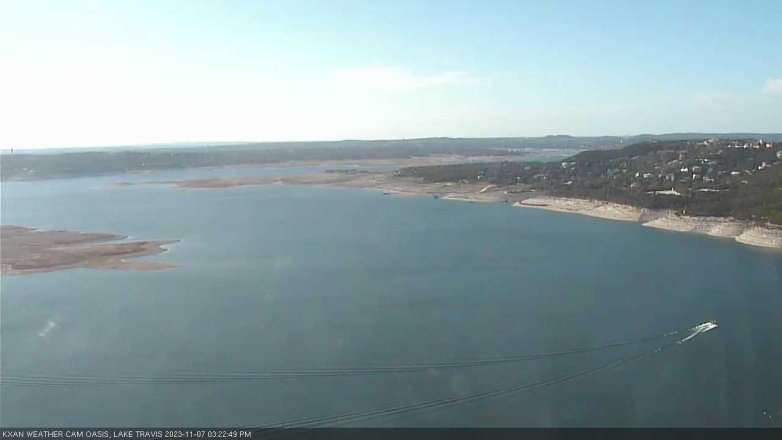 Lake Travis webcam, November 7, 2023 3:25 PM CT