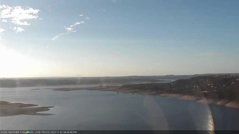 Lake Travis webcam, November 7, 2023 4:45 PM CT